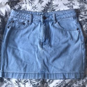 Forever 21 Medium Wash Jean Skirt